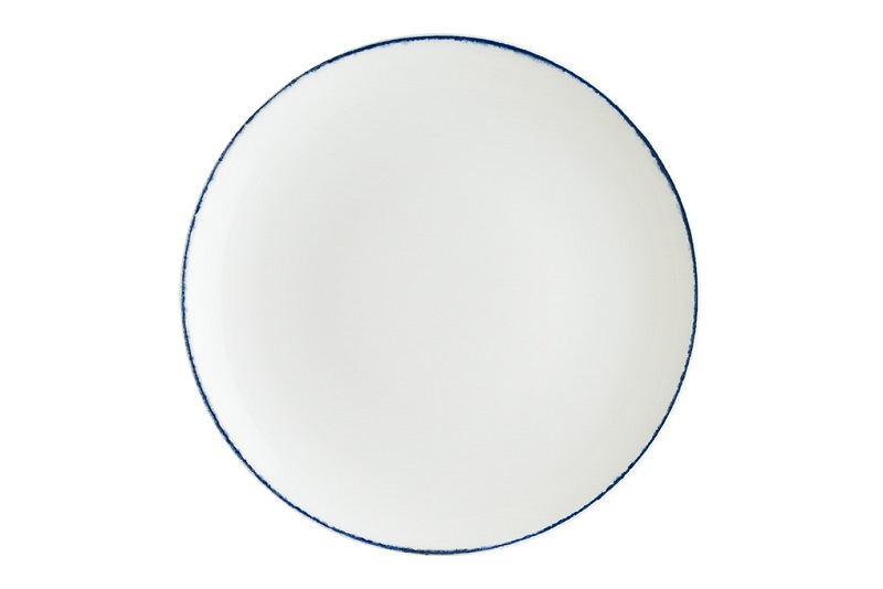 Тарелка d=230 мм. Ретро синий край, форма Гурмэ Bonna /1/12/972