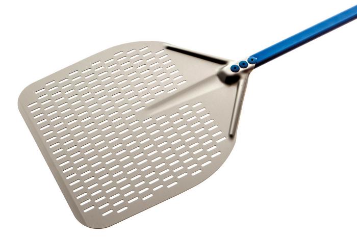 Лопата для пиццы прямоуг. перфорир. 45*45 см. l=120 см. алюм. Azzurra Gimetal /1/ АКЦИЯ