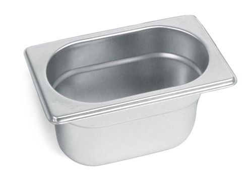 Гастроемкость 1/9 h=100 мм. 176*108 мм. 1 л.  нерж. MGsteel /1/48/ АКЦИЯ