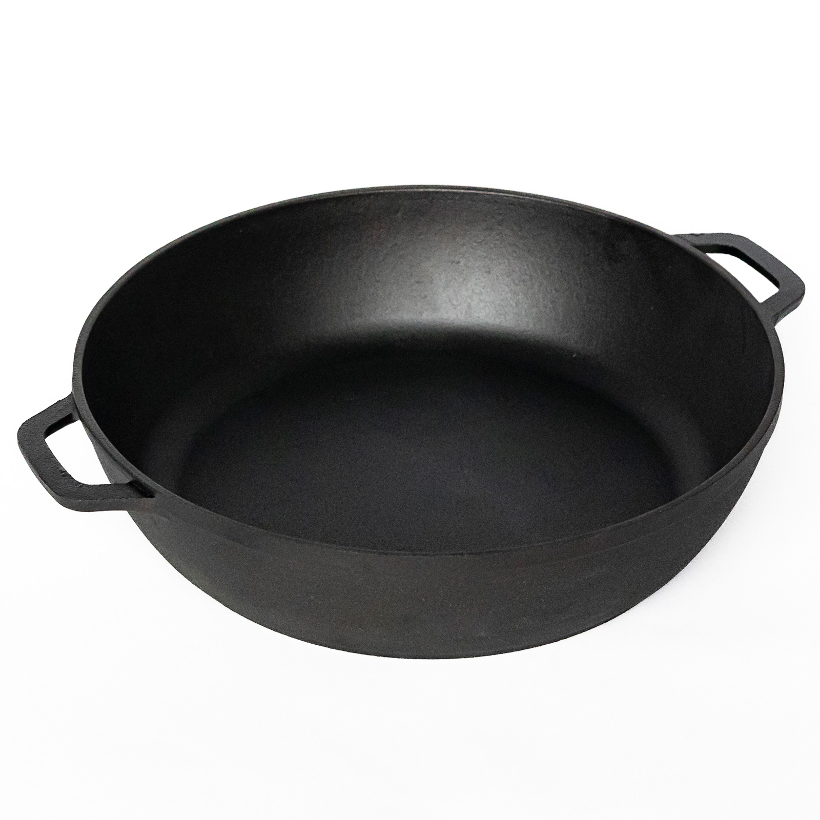 Сковорода d=28 см. h=6 см. 4 л. чугун с 2 ручками /1/4/