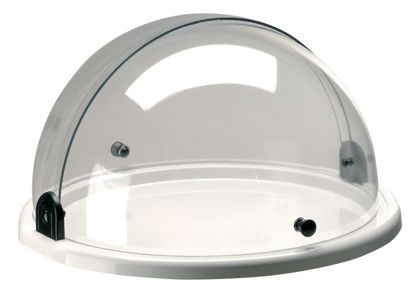 Поднос сервировочный d=38 см. пластик, с крышкой Roll-Top Abert /1/