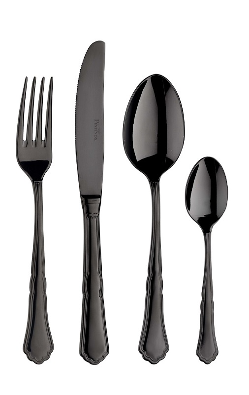 Нож столовый Сетеченто Блэк 18/10  3 мм Pinti /12/ АКЦИЯ