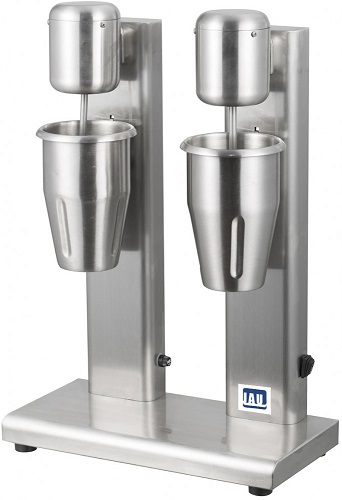 Миксер для молочных коктейлей  2 стакан нерж. (1 л +1 л.), корпус алюм. (две скорости 7500 и 15000 об/мин) /1/