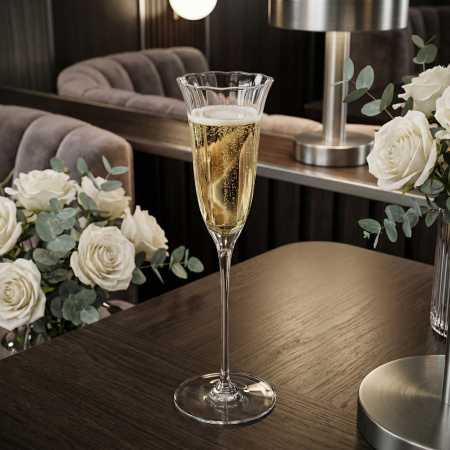 Бокал-флюте 100 мл. d= 60 мм. h=220 мм. хр. стекло Флауэр MGline /6/24/