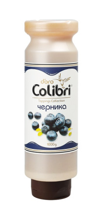 Топпинг "Черника" 1 кг Золотая Колибри /1/6/