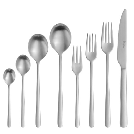 Нож столовый Скай Сатин 18/10  4 мм 22,8 см. Pinti /12/