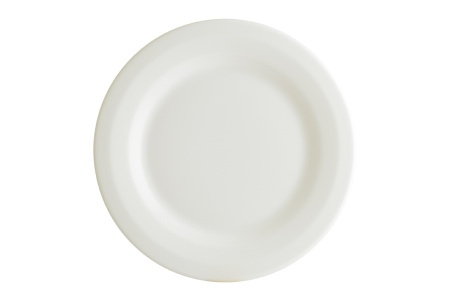 Тарелка d=320 мм. Белый Хало широкая полоска Bonna /1/6/312/