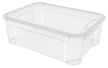 Контейнер для продуктов прямоуг. 31 л. 55,5*39*19 см. п/п Кристалл /1/6/ (433247101)