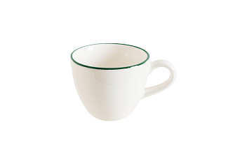 Чашка  80 мл. кофейная d=65 мм. h=53 мм. Линеа Зеленый (блюдце 78068) Bonna /1/6/1776/