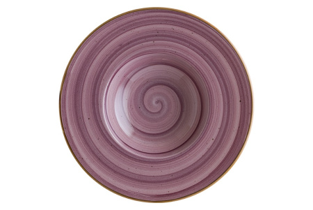 Тарелка для пасты d=280 мм.  400 мл. Блэкберри, форма Банкет Bonna /1/6/396/