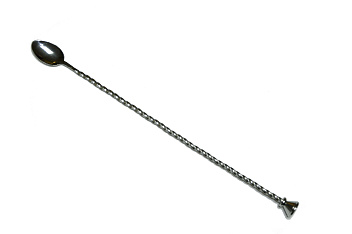 Ложка барная с метал. кнопкой 33 см. нерж. MGsteel /1/200/