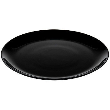 Тарелка d=250 мм. h=17 мм. без полей Эволюшн Блэк /6/24/1152/