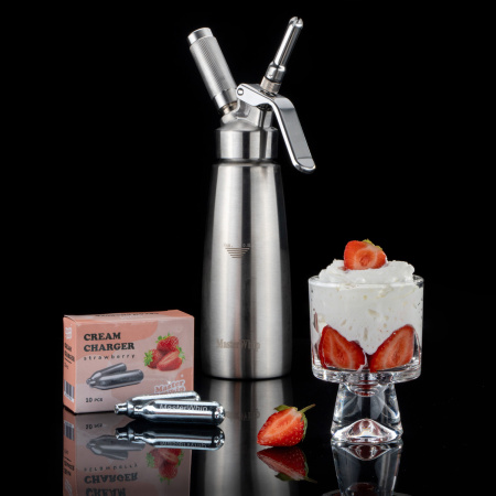 Сифон (кремер) для взбивания сливок  0,5 л. нерж./нерж. MasterWhip /1/