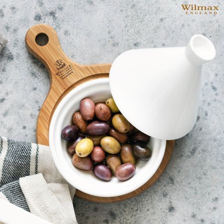 Тажин мини 0,125 л. d=100 мм. h=100 мм. с крышкой Wilmax /1/6/48/