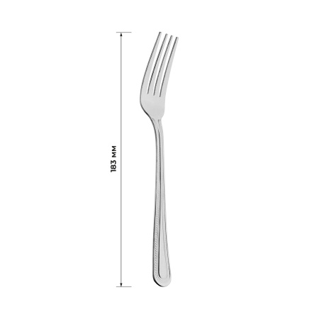 Вилка столовая Вальс 18/0  1,3 мм. 18,3 см. MGsteel /12/600/