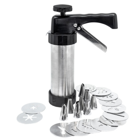 Шприц кондитерский дозирующий 200 мл. (21 насадка) нерж. VB /1/6/