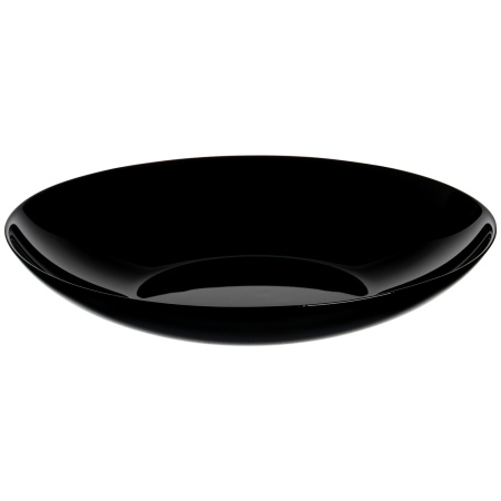 Тарелка d=260 мм. глубокая 1200 мл. h=46 мм. Эволюшн Блэк /1/6/24/ АКЦИЯ