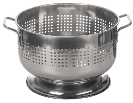 Дуршлаг d=380 мм. 17,5 л. h=230 мм. нерж. /1/