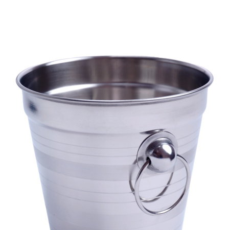 Ведро для льда 1,5 л. нерж. d=13 см. MGsteel /1/48/ АКЦИЯ