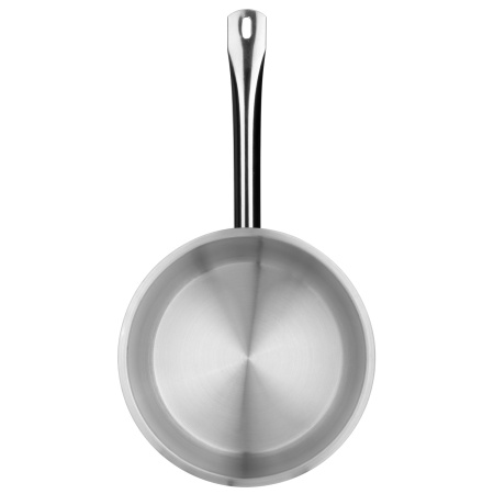 Сотейник  5,0 л. нерж. d=24 см. h=11 см. б/кр (индукция)(кр. 79198) MGsteel /1/