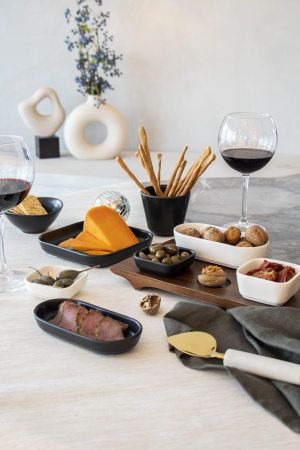 Соусник  70 мл. 75*75 мм. h=30 мм. Черный, форма НотНит Bonna /1/12/462/