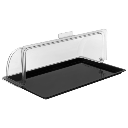 Поднос для подачи GN 1/1 53*32,5 см. поликарбонат, черный б/крышки (крышка 76826, 76827) GP /1/12/