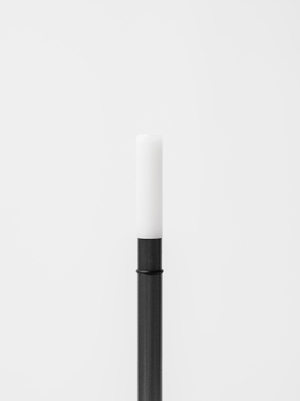 Лампа настольная беспроводная d=11 см. h=25,5 см. 1 цвет, 3 режима яркости, алюм., серая LED CANDLE MGline /1/20/ АКЦИЯ