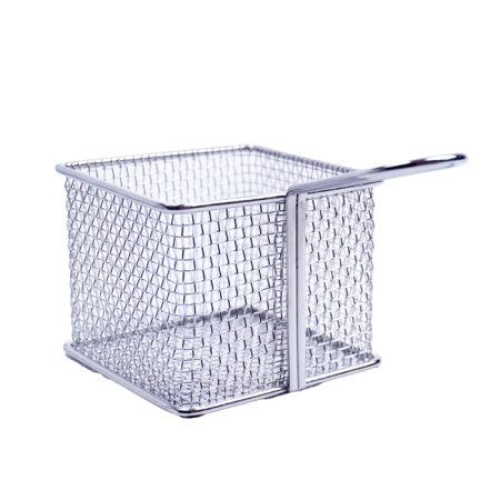 Корзинка для подачи квадратная 100*100 мм. h=80 мм. 700 мл. нерж. MGsteel /1/6/72/
