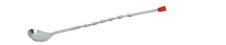 Ложка барная с красн. кнопкой 30 см. нерж. MGsteel /1/288/
