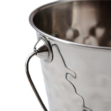 Ведерко для подачи d=120/80 мм. h=120 мм. 925 мл. нерж. чеканное MGsteel /1/72/