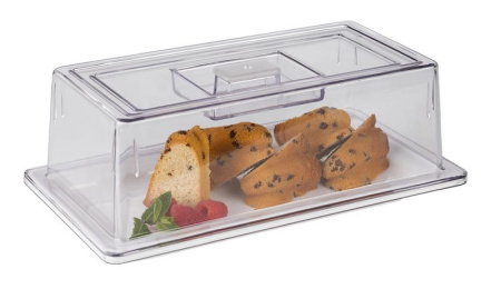 Крышка для гастроем. 1/3 h=10,5 см. поликарбонат, прозрачная APS /1/