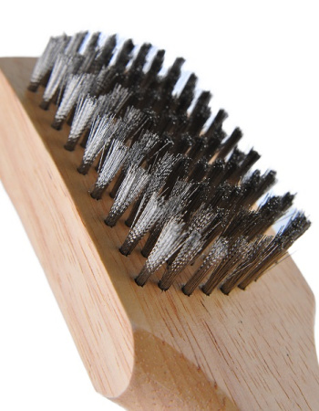 Щетка для печи  46 см. 8*5 см. с металлической щетиной h=2 см., деревянная MGsteel  /1/12/72/ АКЦИЯ