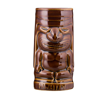 Стакан для коктейля 350 мл. d=70 мм. h=150 мм. керамика, темно-коричневый Тики /1/12/