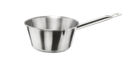 Сотейник  1,1 л. нерж. d=15 см. h=8 см. конический б/кр (индукция) Мастер Pinti /1/
