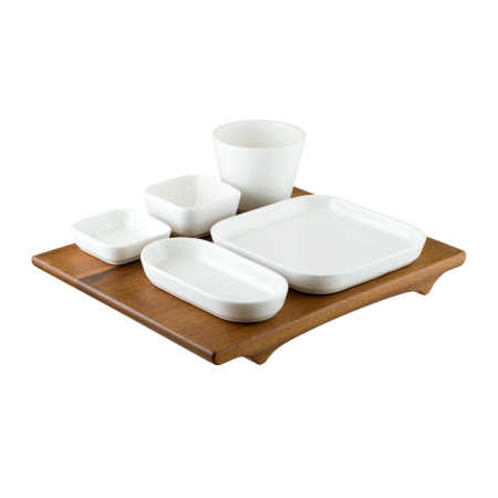 Емкость для закусок d= 9 см. h=8 см. 260 мл. Белый Bonna /1/6/2268/