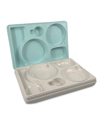 Термоподнос 542*387*120 мм. на 5 предметов с крышкой (-40°C до +110°C) п/п /1/3/