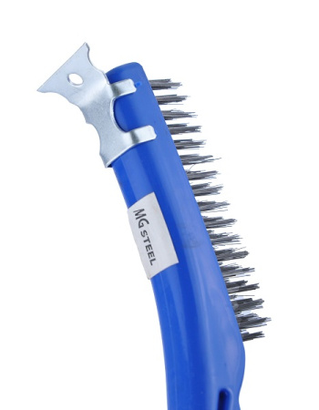 Щетка для гриля  26 см. со стальной щетиной, MGprof  /1/120/ АКЦИЯ