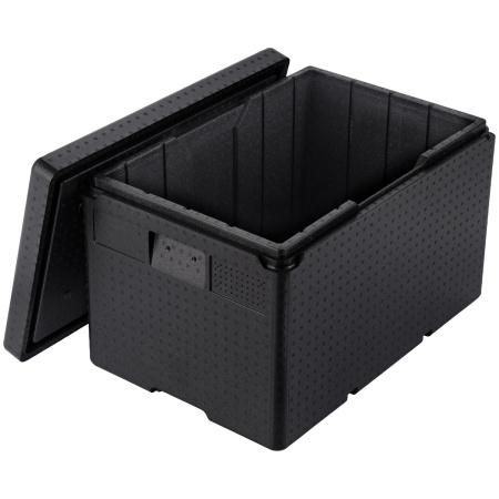 Термоконтейнер  58 л. 600*400*390 мм. для гастроем. h=200 мм. (-40°C до +110°C), плотность 60кг/м3, п/п MGprof /1/2/ АКЦИЯ