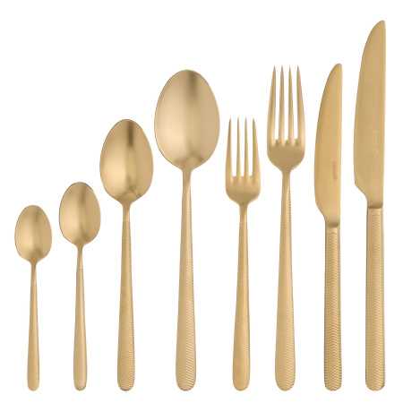 Ложка кофейная Иллюзион Золотая 18/10  2,5 мм 11,5 см. Bonna /12/