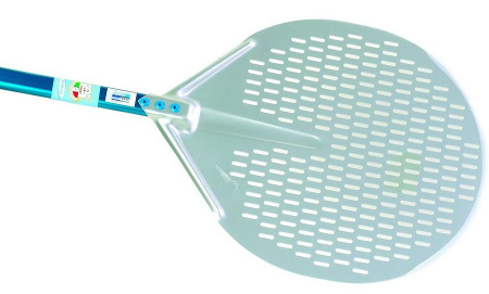 Лопата для пиццы перфорир. d=41 см.  l=150 см. алюм. Azzurra Gimetal /1/