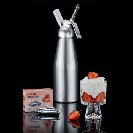 Сифон (кремер) для взбивания сливок 1,0 л. алюм./пластик MasterWhip /1/252/