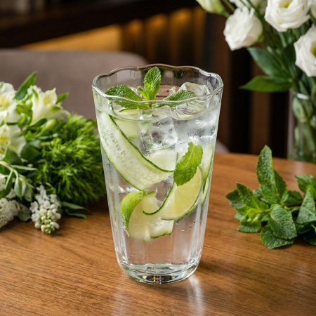 Хайбол 310 мл. d=85 мм. h=112 мм. хр. стекло Флауэр MGline /6/24/