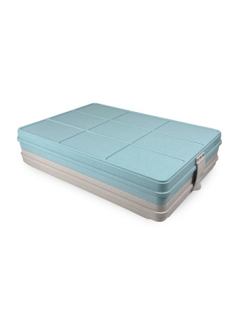 Термоподнос 542*390*120 мм. на 6 предметов с крышкой с зажимом (-40°C до +110°C) п/п /1/3/