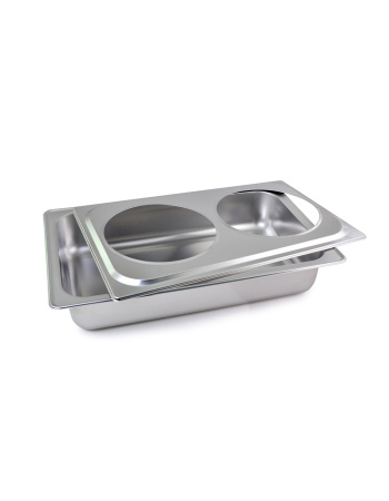 Чафиндиш (мармит) для первых блюд (две емкости по 4,5 л.) MGsteel /1/ АКЦИЯ