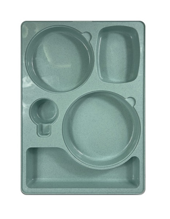 Термоподнос 542*387*120 мм. на 5 предметов с крышкой (-40°C до +110°C) п/п /1/3/