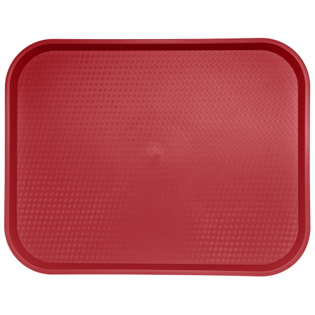 Поднос 44,5*34,5 см. красный поверхность классик (163) MGprof /1/10/